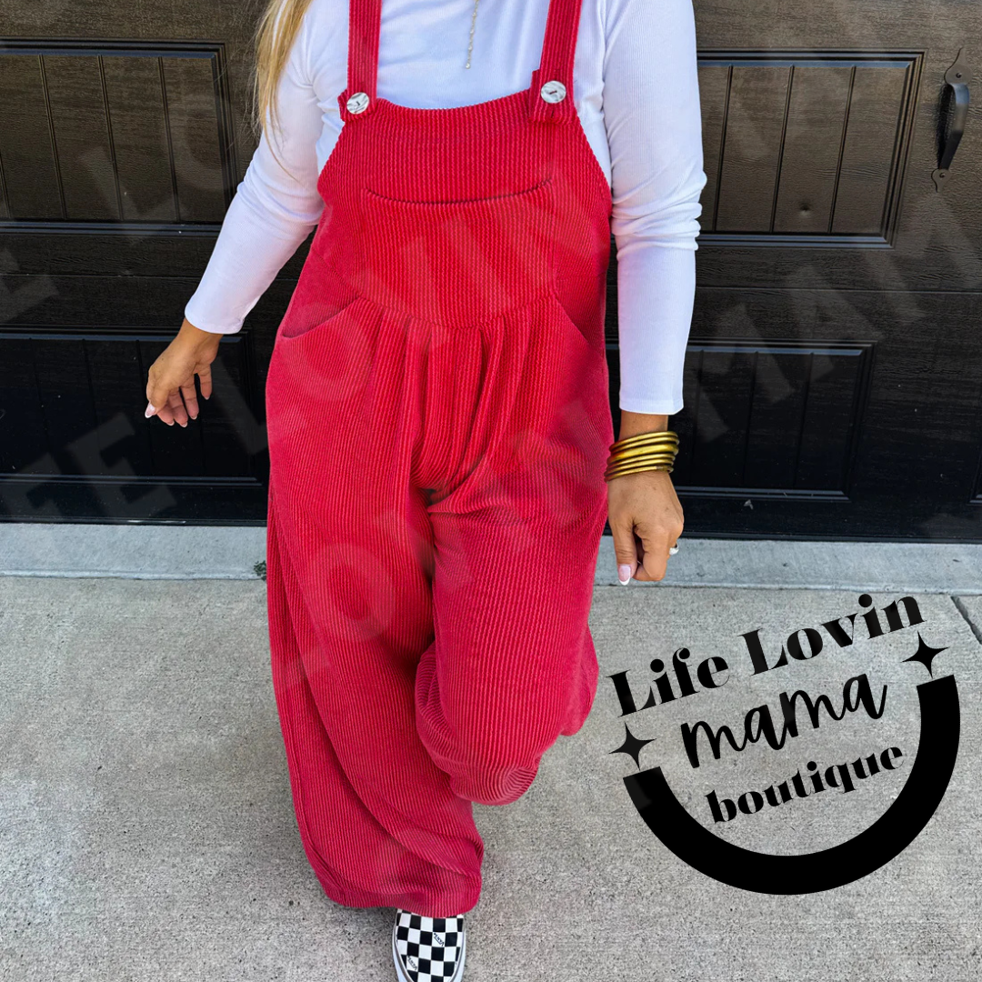 Cheetah and Solid Karli Boho Overalls