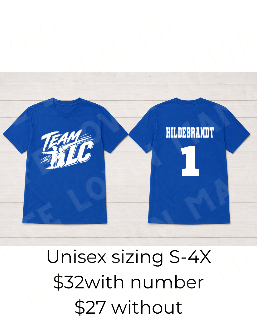 Tshirt with Number