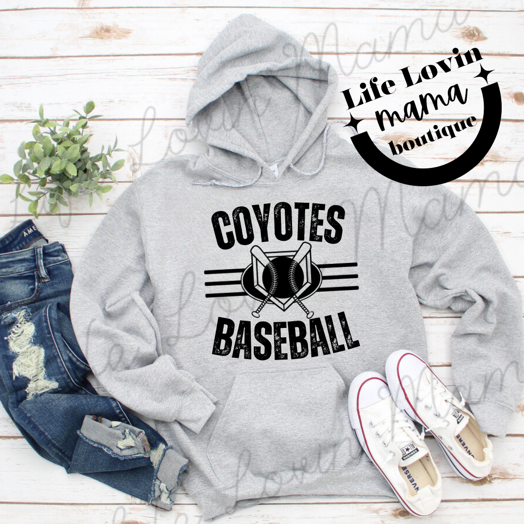 Custom Mascot Baseball/Softball Hoodies