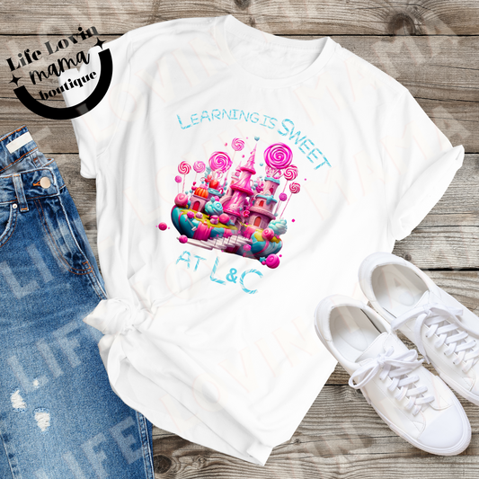 Lewis & Clark Back to School Candyland theme tees