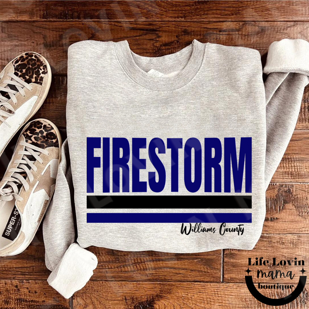 ADULT Retro FIRESTORM design