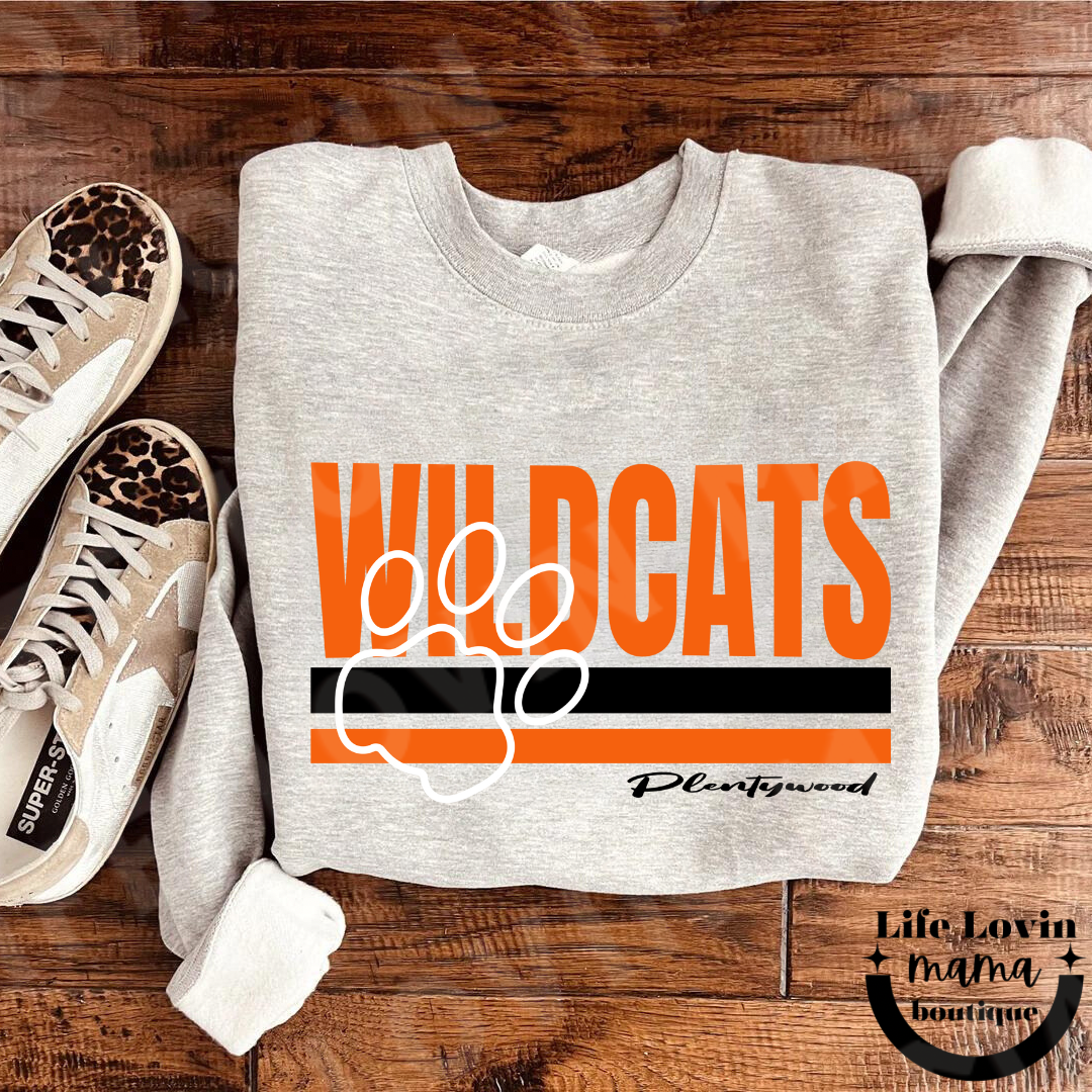 YOUTH RETRO PLENTYWOOD WILDCATS DESIGN