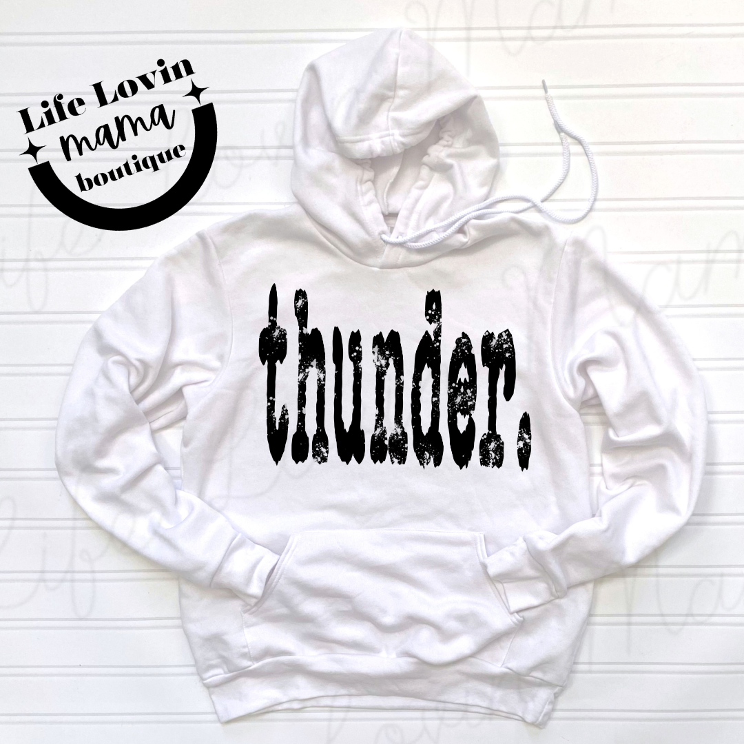 Thunder typewriter font