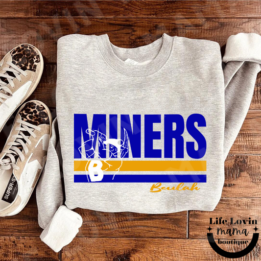 ADULT Retro BEULAH MINERS design