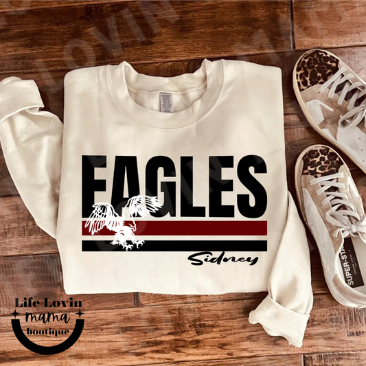 ADULT Retro SIDNEY EAGLES design