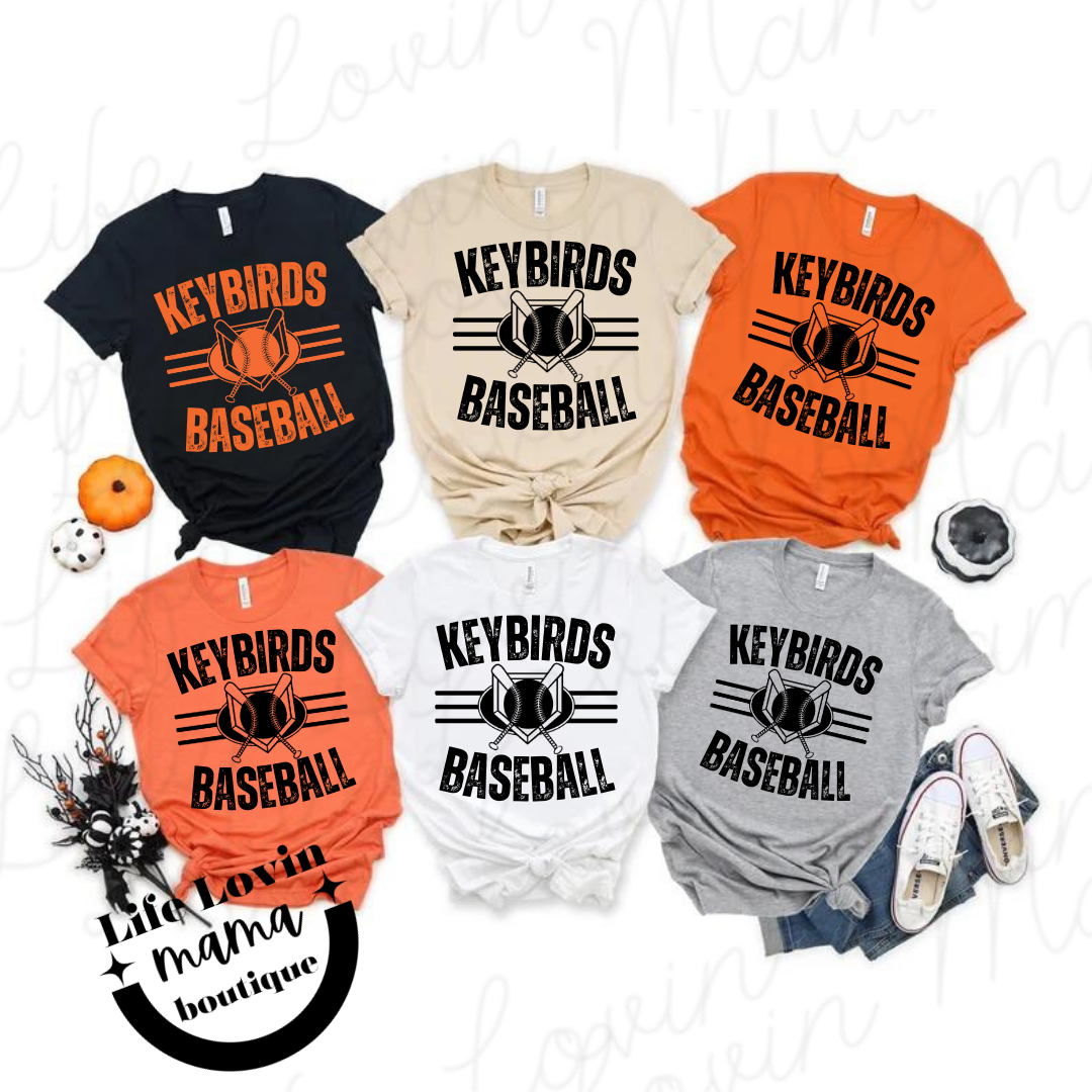 Custom Mascot Baseball/Softball Tees