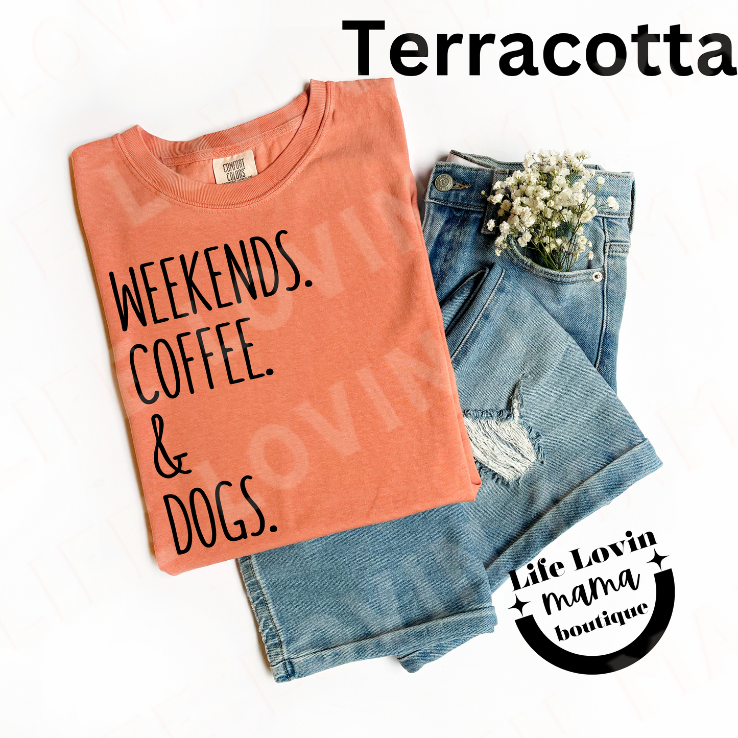 Weekends Coffee and Custom Tee