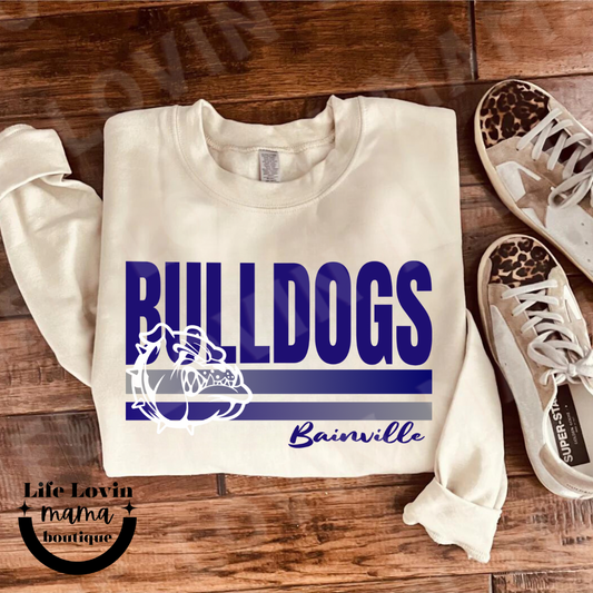 ADULT Retro BULLDOGS design