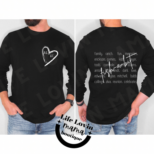 2025 Erickson Family Fish-A-Bit extra sweatshirts/Hoodies/Long Sleeve Tees
